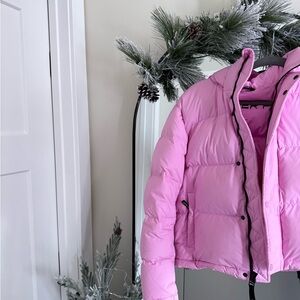 Aritzia Super Puff in Light Pink